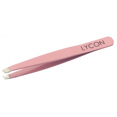 Lycon Pink Slanted Tweezers
